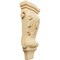 Ekena Millwork 4 3/4"W x 1 3/4"D x 10"H Small Acanthus Pilaster Wood Corbel, Maple CORW05X02X10PAMA - alternate 1
